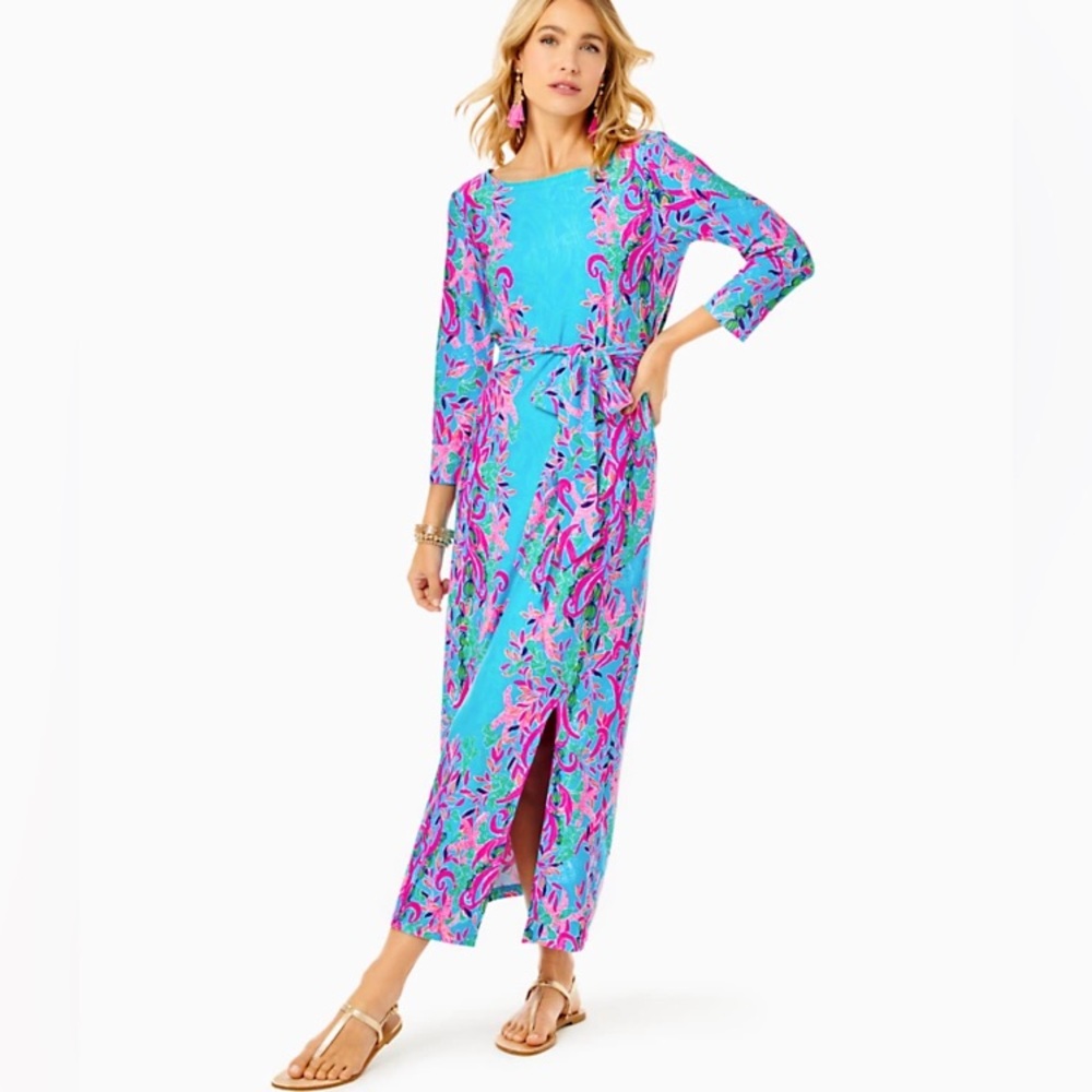NWT Lilly Pulitzer Carabella UPF 50+ midi dress